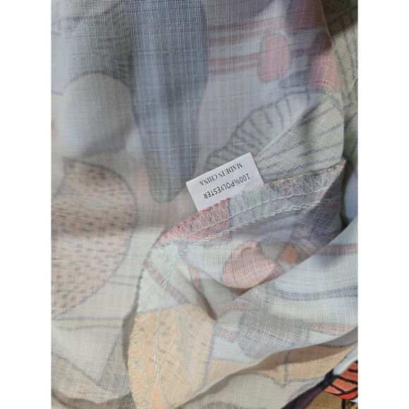 L.A Soul women's multicolor mushroom all-over print a-line swing midi skirt - Picture 6 of 8